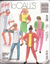 4116 EZ STRETCH TOPS & BOTTOMS LENGTHS PATTERN SM 10-12